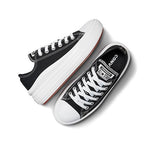 Converse Women's Sneaker, Black White White, 7