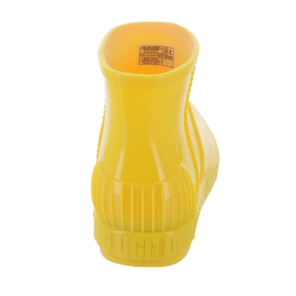 UGG Kids' Drizlita Rain Boot 4 Big Kid Canary