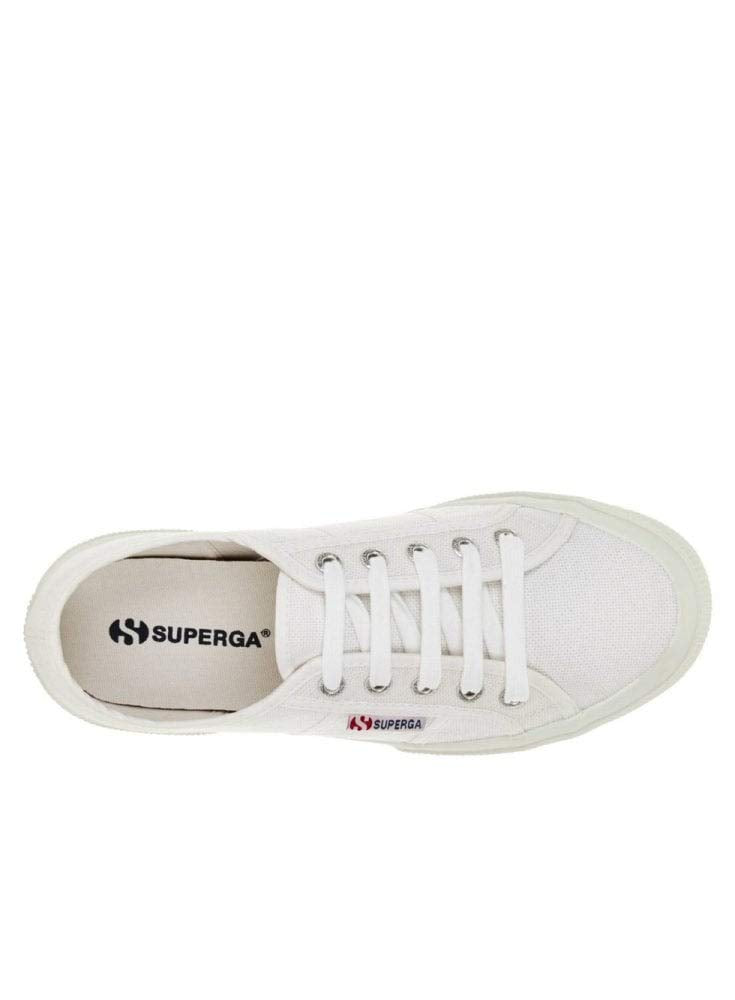 Superga 2750 COTU Classic Sneaker - Unisex Sneakers - Soft Textile Lining - Cushioned Footbed - Metal Eyelets White EU 46 (US Men's 12) Medium