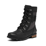 Sorel Women's Emelie Conquest Boot - Light and Heavy Rain - Waterproof - Black - Size 9
