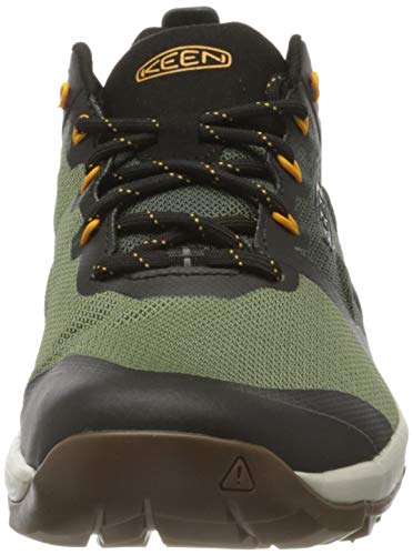 KEEN Men's Walking Hiking Shoe, Climbing Ivy Oliveine, 10.5