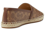 Coach Collins Coated Canvas Espadrille Beige 8 B (M)