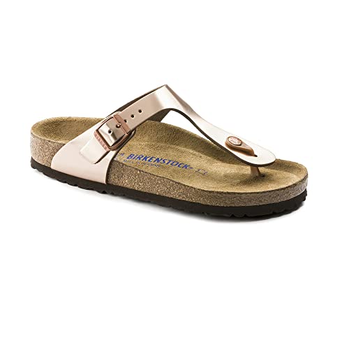 Birkenstock Gizeh Sandals, Metallic Copper, 3.5 UK 36 EU Medium, Metallic Copper, 3.5 UK