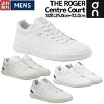 On Men's The Roger Centre Court Sneakers, White | Olive, 10.5 Medium US
