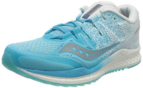 Saucony Women's Freedom Iso 2 Running Shoes, Blue/White, 6