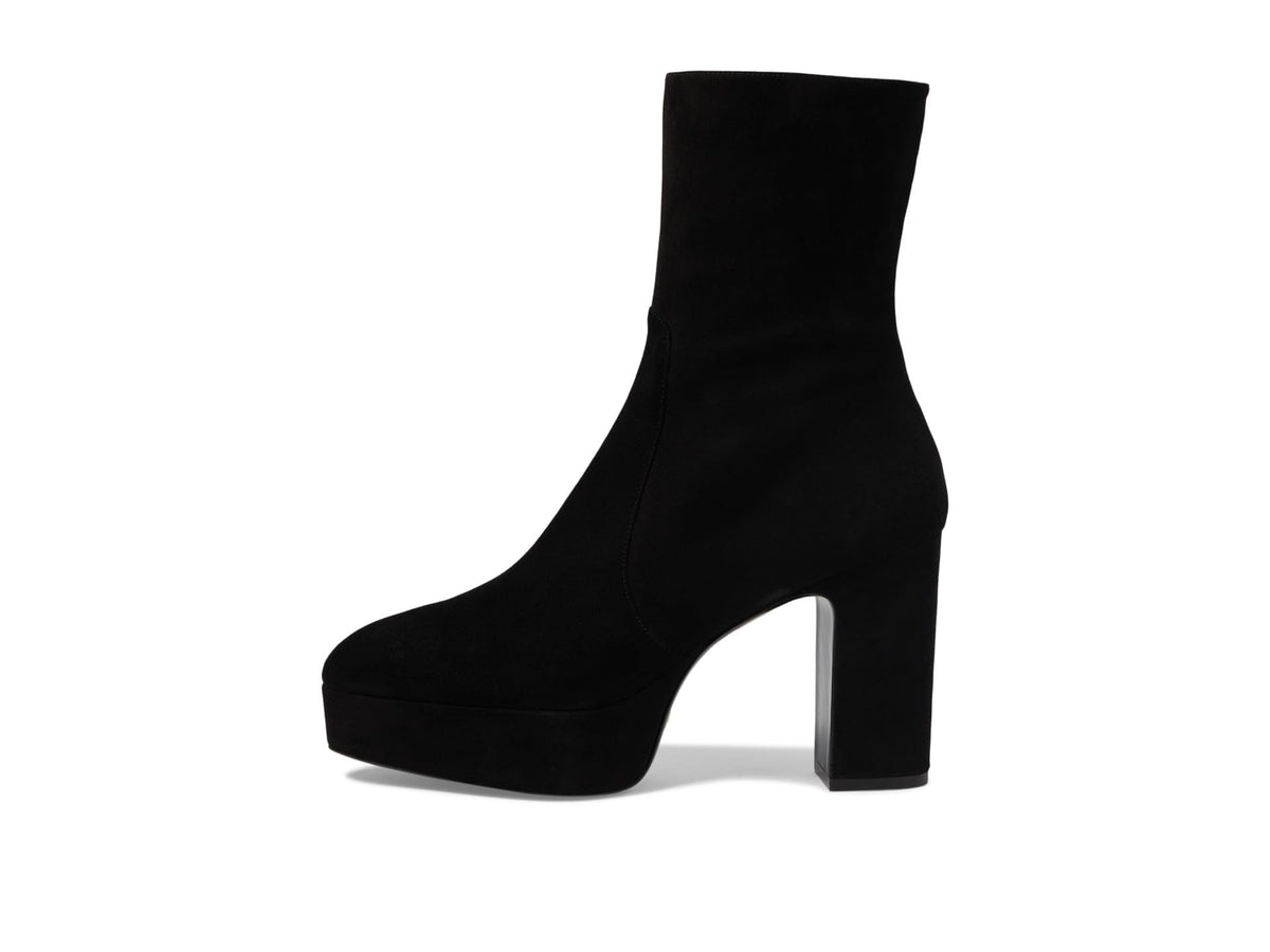 Stuart Weitzman Lala Platform Zip Bootie Black 5.5 B