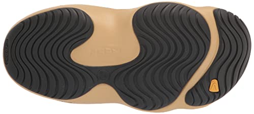 KEEN Women's Yogui Comfortable Slip On Lightweight Clogs, Caffe Latte Paisley, 11