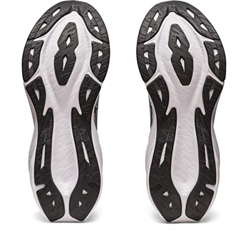 ASICS Women's NOVABLAST 3 LE Running Shoes, 6.5, White/Black