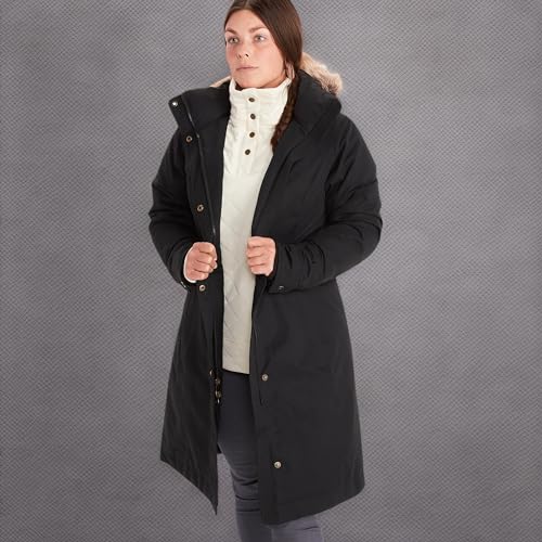 Marmot Women’s Chelsea Rain Coat | Down-Insulated, Waterproof, Jet Black, Medium