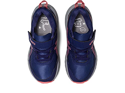 ASICS Kid's PRE Venture 9 Pre-School Running Shoes, K11, Indigo Blue/Papaya
