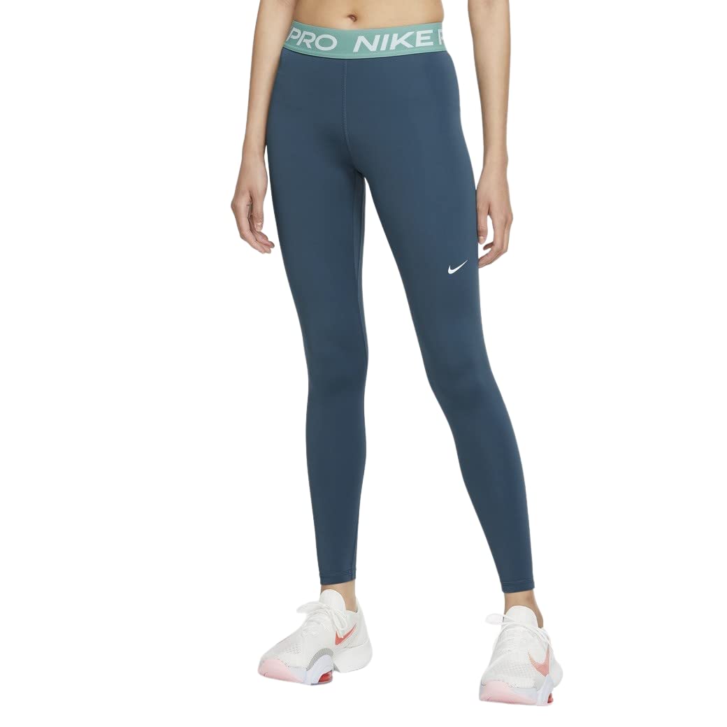 Nike Womens Pro 365 Tight (as1, Alpha, s, Regular, Regular, Blue)