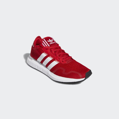 adidas Originals Men's Swift Essential Sneaker, Scarlet/White/Black, 9