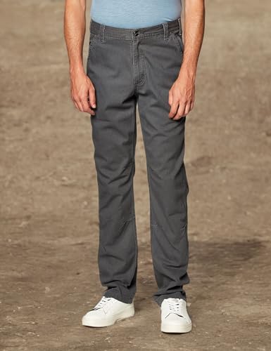 Carhartt Men's Rugged Flex Straight Fit Canvas 5-Pocket Tapered Work Pant, Shadow, 32W X 34L