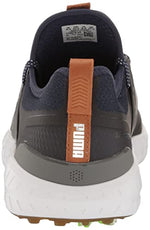Puma Golf Men's Ignite Articulate Golf Shoe, Peacoat-Puma Silver-Quiet Shade, 12.5