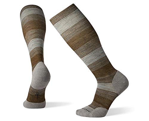 Smartwool Men's Everyday Compression Varied Stripe Otc Lunar Gray M