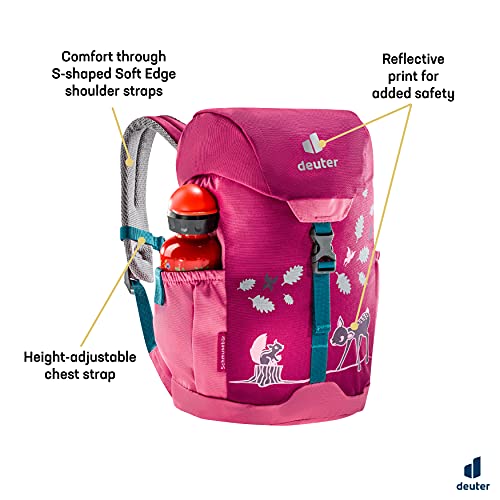 Deuter Schmusebar Kid's Backpack for School and Hiking-Magenta Hot Pink