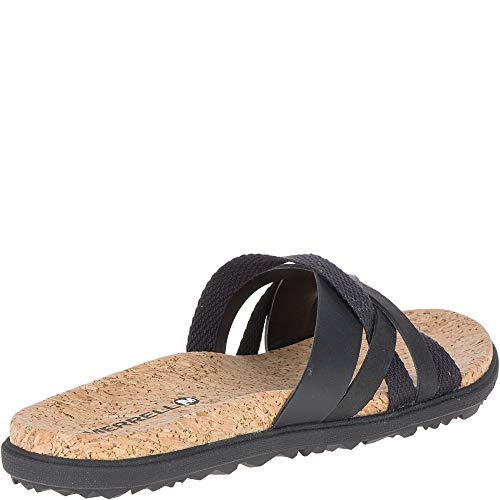 Merrell Women's Around Town Arin Slide Slipper, Black, 06.0 M US