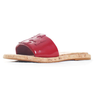 Tory Burch Double T Sport Slide Tory Red/Dorf Red/Tory Red 8 M