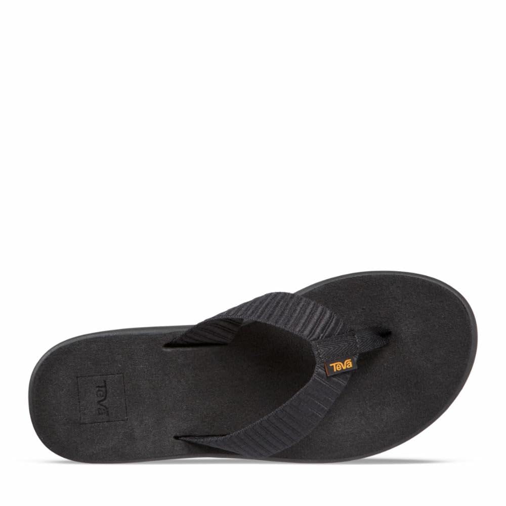 Teva Women's Voya Flip Flop 8 Bar Street Black