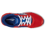 Saucony Wind 2.0 Sneaker, RED/Blue, 5 US Unisex Big Kid
