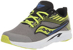 Saucony Axon Sneaker, Grey/Lime/Black, 11 US Unisex Big Kid
