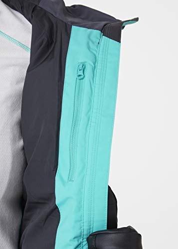 Helly-Hansen Womens Imperial Waterproof Puffy Jacket, 525 Turquoise, Large