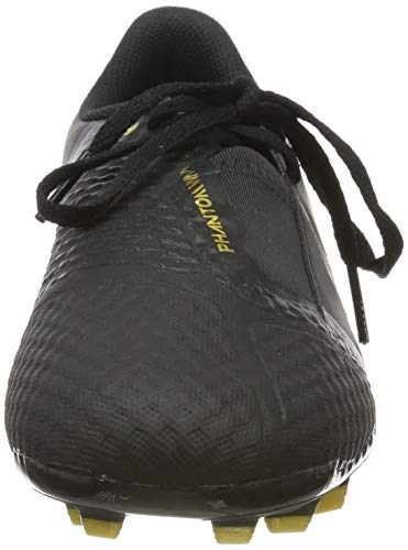 Nike Youth Phantom Venom Academy Firm Ground Soccer Cleats (1.5 Little Kid, Black/Gold)