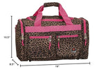 Rockland Bag, Pink Leopard, 19" Duffel