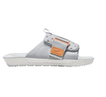 Nike Asuna 3 Next Nature Women's Slides (FB2184-002, LT SMOKE GREY/BRIGHT MANDARIN) Size 9