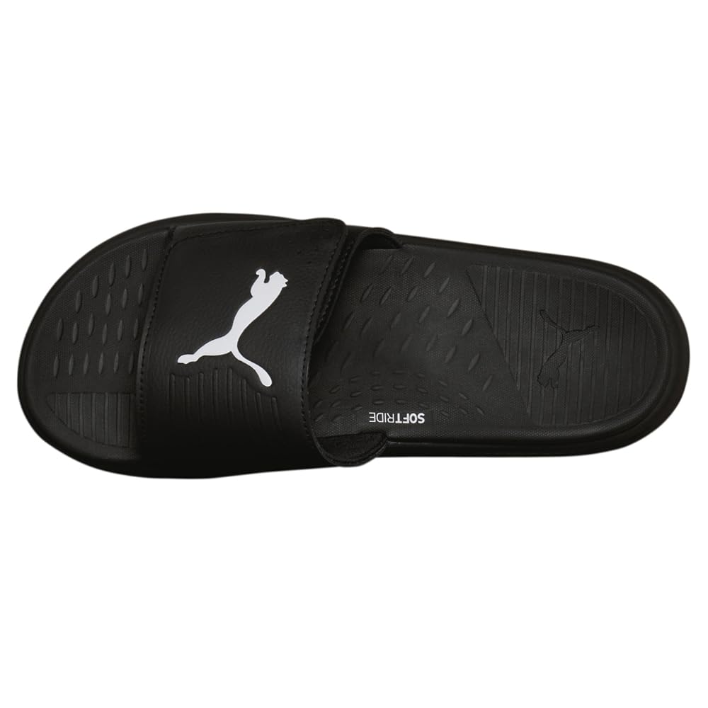 PUMA Softride Slide V Black White 12 D (M)