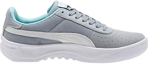PUMA - Mens California Casual Shoes, Size: 7.5 D(M) US, Color: Quarry/Puma White/Puma White