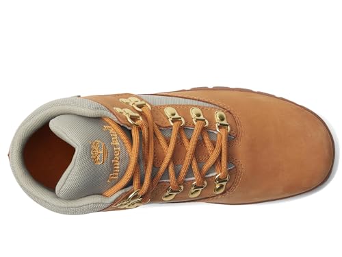 Timberland Kids Euro Hiker Mid Lace-Up Boot Hiking, Wheat Nubuck, 12 US Unisex Toddler