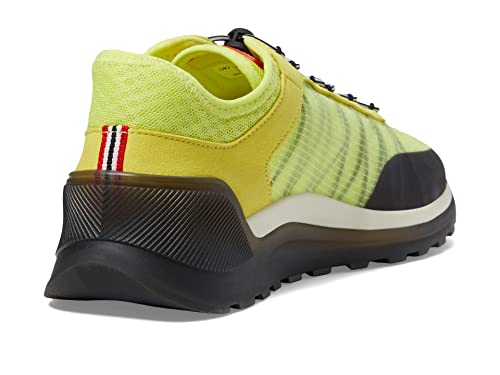 Hunter Travel Trainer Sneakers for Women - Nylon and Mesh Upper and Regular Fit with Lace-Up Closure Zesty Yellow/Shaded White/Black 9 M