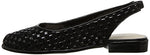 Trotters Women's Lucy Flat, Black Suede, 8.5 N US
