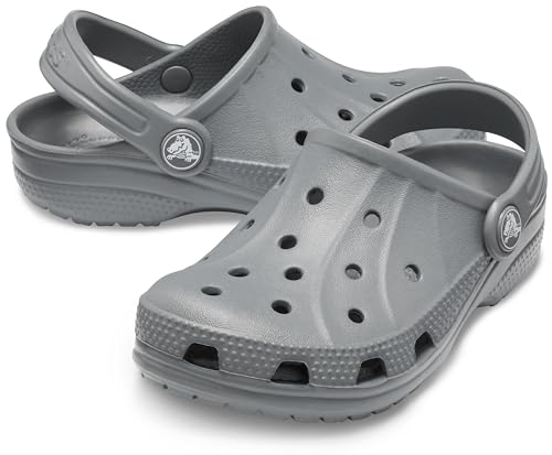 Crocs Ralen Clogs, Charcoal, 1 US Unisex Little Kid