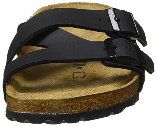 Birkenstock Women's Yao Balance BF Black 37 Sandal, Noir, 6