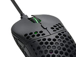 Monoprice Hyper-K Wireless Ultralight Gaming Mouse - PixArt Optical Sensor, Offers 6 Programmable DPI Settings - Dark Matter