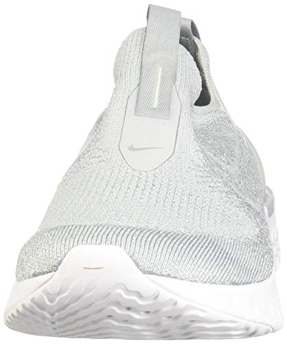 Nike Men's Epic Phantom React FK Sneaker, Wolf Grey/White, 10.5