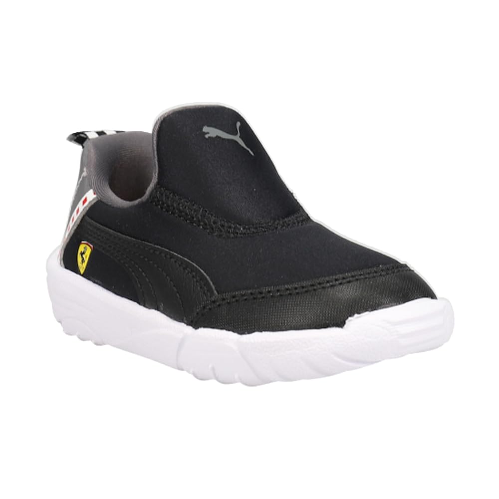 PUMA Ferrari Bao Kart (Toddler) Puma Black/Smoked Pearl 10 Toddler M