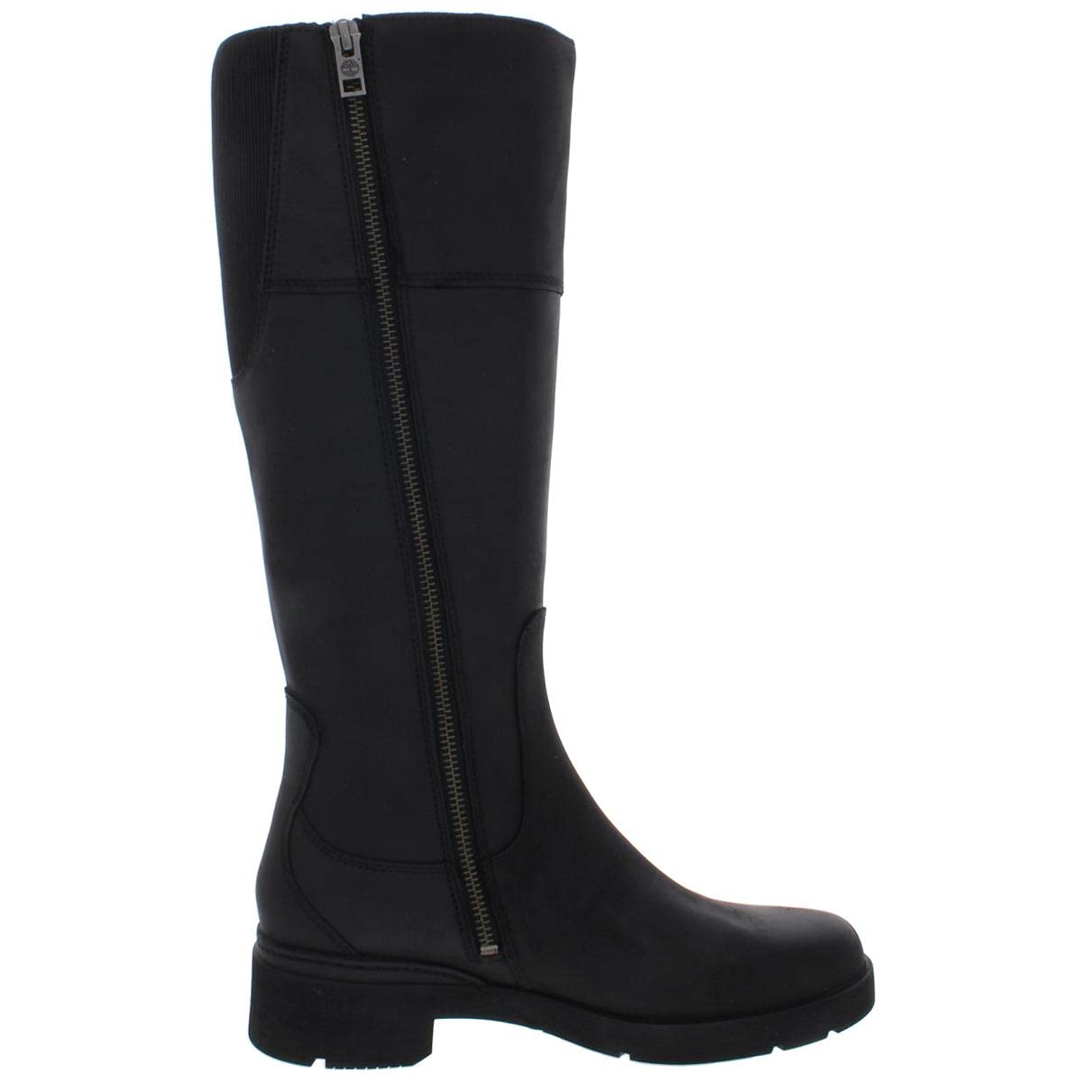 Timberland Women's Gracelyn Waterproof Tall Boot 6.5 Black Full Grain