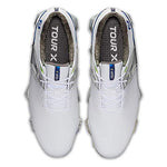 FootJoy Men's Tour X Previous Season Style Golf Shoes, White/Navy/Lime, 7.5 Wide