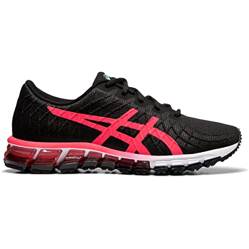 ASICS Women's GEL-Quantum 180 4 Shoes, 7, BLACK/LASER PINK