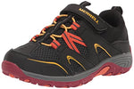 Merrell Trail Chaser Hiking Sneaker, Black/Grey/Red, 13 US Unisex Big Kid