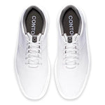 FootJoy Men's Contour Casual Golf Shoe, Cool White, 10