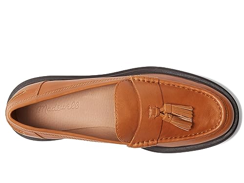 Madewell The Bradley Tassel Lugsole Loafer Desert Camel 8.5 M