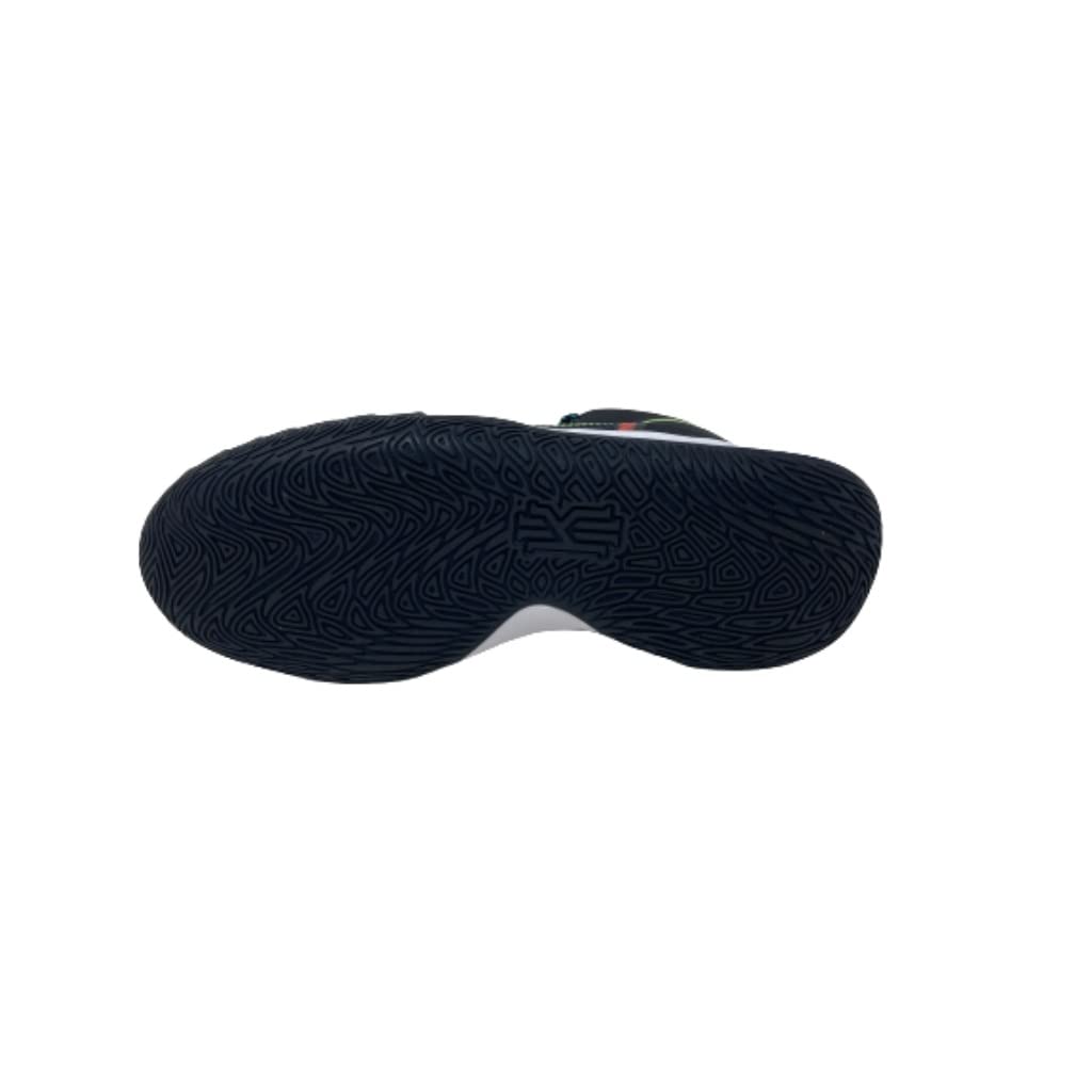 Nike Big Kids Kyrie Flytrap 4, Black/Lime Glow-Lagoon Pulse, 5.5 Big Kid