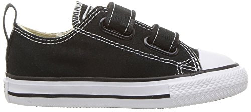 Converse Boys' Chuck Taylor All Star 2V Low Top Sneaker, Black, 9 M US Toddler
