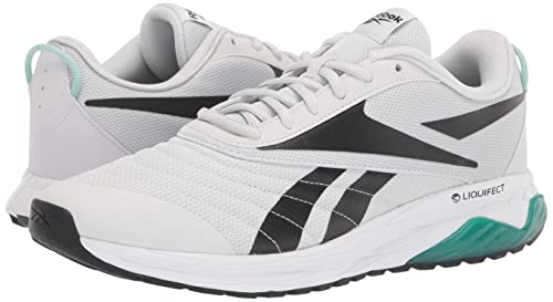 Reebok Men's Liquifect 180 3.0 Running Shoe, Cold Grey/Black/Future Teal, 12 M