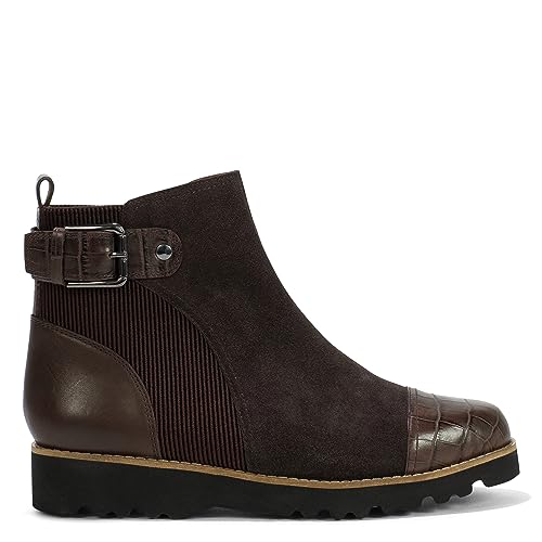 Donald Pliner Women's Cally Calf Suede Fashion Boot, Dark Brown, 10