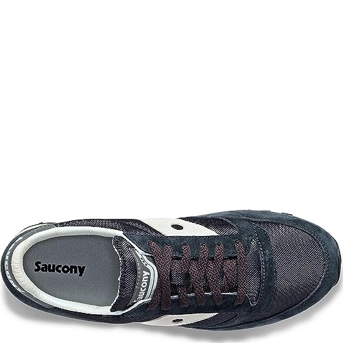 Saucony® Originals Jazz 81 Shoes for Men and Women – Wolverine Suede Upper – Cushioned Sockliner Navy/Gray Men's 9.5, Women's 11 Medium